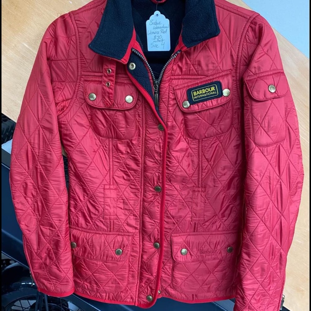 Barbour international quilted jacket
